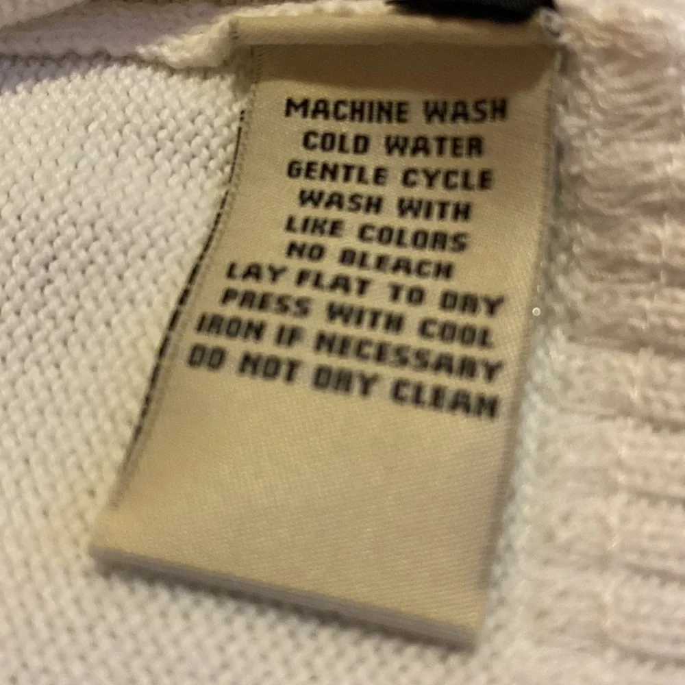 Polo Jeans Company white and navy sweater in size XL. NWOT - Picture 11 of 12